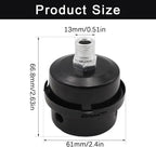 2 pcs 3/8" Thread Air Compressor Silencer, Air Compressor Intake Filter Sound - Image 5