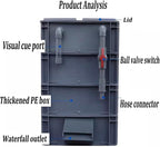 GRRICEPL Fish Tank Filter Box, Waterfall Bio-Filtration Aquarium, Turtle Tank - Image 3