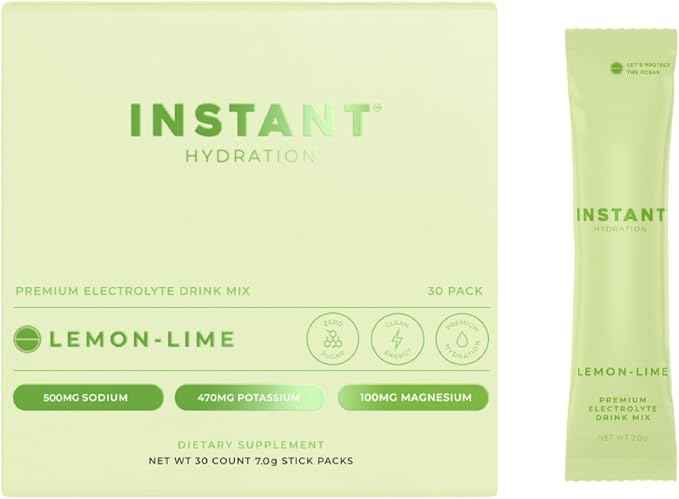 Instant Hydration Electrolytes Powder Packets