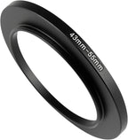 43-55mm Metal Step-Up Ring Adapter Compatible by Unknown