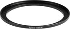 72-82mm Metal Step-Up/Down Ring Adapter Compatible - Image 2