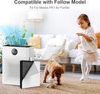 PR1 Replacement Filter Compatible with Mooka PR1 Air Purifier,2 Pack H13 filter Activated Carbon - Field & Pure