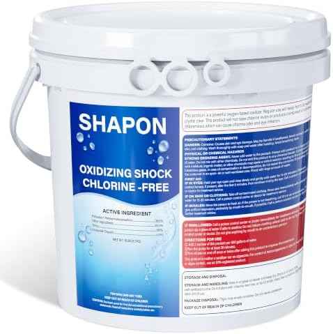 SHAPON 5lb Non-Chlorine Hot Tub Shock, Spa Oxidizer for Clear Water