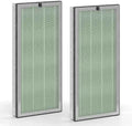 Medify MA-40 Genuine Replacement Filter for Allergens, Smoke, Wildfires, Dust, Odors, Pollen, Pet Dander | 3 in 1 with Pre-filter, HEPA and Activated Carbon for Removal to 0.3 Microns | 2-Pack
