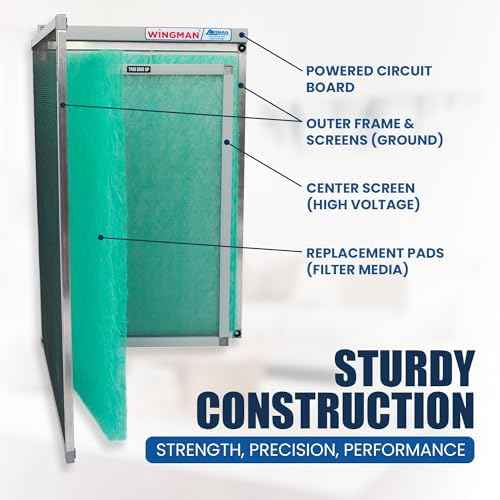 20x30x1 Polarized Media Electronic Air Filter - High Air Flow