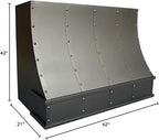 CT Copper Tailor Sloped Copper Vent Hood Wall Mount, 1150 CFM Exhaust Fan - Image 8