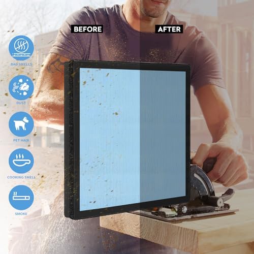3 Pack HEPA 550 Filter, HEPA& Activated Carbon Filter Replacement