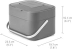 Joseph Joseph Intelligent Waste Compost Bin Food Waste Caddy - Image 3