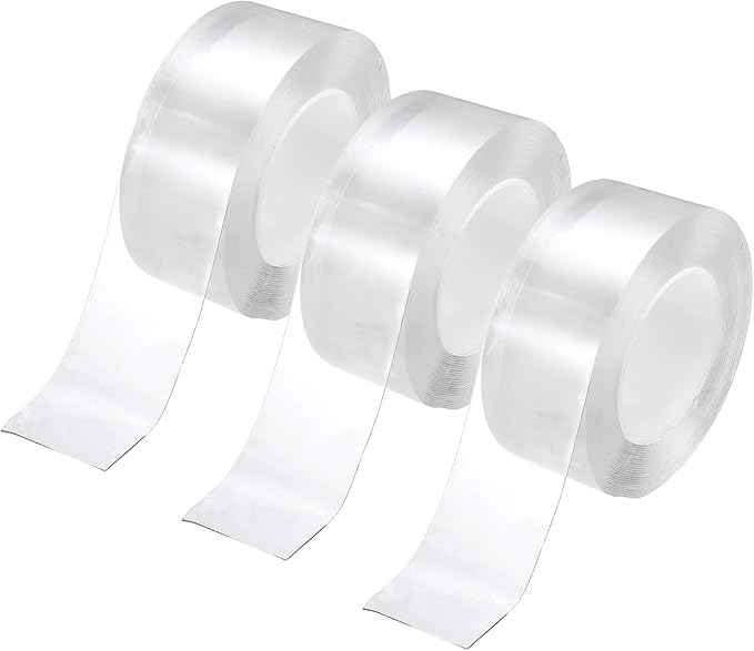 PATIKIL Clear Edge Protector Strip, 3 Roll 1.2 in x 16.4 ft Table Edge