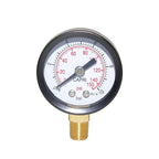 Joywayus Pressure Gauge 0 to 150 PSI Brass 1/8" Male NPT Thread Lower Mount by Joywayus