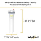 Whirlpool 20" x 4.5" Whole House Water Filter Housing, NSF Certified System - Image 3