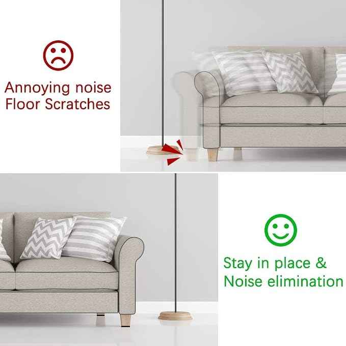 Yelanon Non Slip Furniture Pads -38 pcs" Furniture Grippers Hardwood Floors