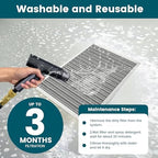 12x12x1 Air Filter-MERV 8, Washable & Reusable Electrostatic Air