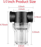 Sediment Filter Pressure Washer Filter Stainless Steel Filter 40Mesh Screen - Image 2