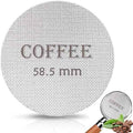 Puck Screen 58.5mm Reusable Puck Screen for Espresso Portafilter, 1.7mm Thickness 150μm 316 Stainless Steel Screen Filter Basket Compatible with Espresso Machine