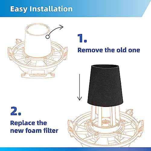 25-1202 Foam Filter Replacement Sponge Vacuum Cleaner Part