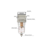 Air Compressor Water Separator 1/4”NPT, Compressed Air Line Filter, Air Dryer - Image 2