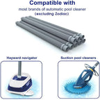 Poolvio Professional Swimming Pool Vacuum Cleaner Hose -1.5” 8 Piece Hoses - Image 5