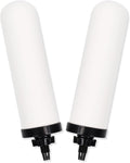 2 Pack 7'' ceramic water filter Candle, 7 inch water filter replacement filters by YKMGON