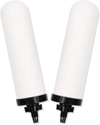 2 Pack 7'' ceramic water filter Candle, 7 inch water filter replacement filters by YKMGON