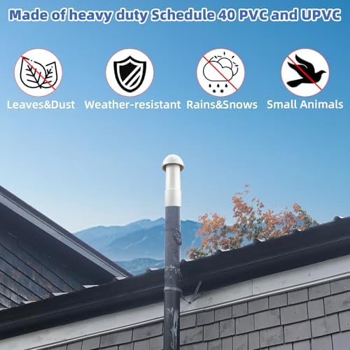 3 Inch Vent Stack Pipe Filter,Sewer Vent Filter Septic Tank Roof Vent