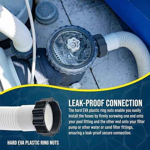 U.S. Pool Supply Above Ground Pool Hose Replacement 1.5" Diameter x 40"
