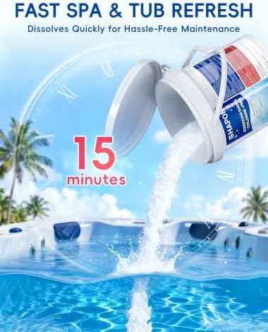 SHAPON 5lb Non-Chlorine Hot Tub Shock, Spa Oxidizer for Clear Water