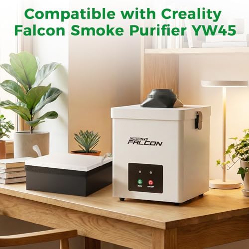 Creality Filter Replacement for Falcon Smoke Purifier YW45, 2 in 1 Activated Carbon/Pre Filters for A1 Air Purifier, 99.97% Purification Rate, Includes 5 Pre-Filters and 1 Activated Carbon Filter - Field & Pure