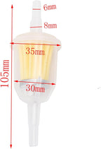 Gas Inline Fuel Filters 1/4 Inch x 5/16 Inch Replacement - Image 6