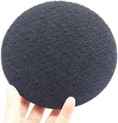 Becozofu 7.25 inch Kitchen Compost Bin Charcoal Filter Replacements, Compost Pail Replacement Carbon Filters, Round, Activated Charcoal, Set of 8 - Field & Pure