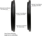 95 to 86mm Metal Step Rings/ 95mm to 86mm Step Down Ring Filter Ring Adapter - Image 4