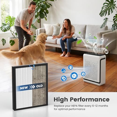 2 Pack Vital 100S Replacement Filter for LEVOIT Vital 100S-P Air Purifier - Field & Pure