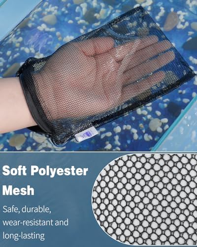 Pawfly 8 Pack Aquarium Filter Media Bags, Fish Tank Fine Mesh Bag with Plastic Zipper Aquarium Mesh Bag for Activated Carbon, Bio Filter Balls, Filter Stones, Ceramic Rings (8" x 5.5") - Field & Pure
