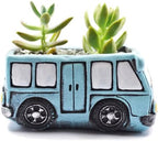 Green Bus Succulent Planter Pots, Small Plants Pot - Image 2