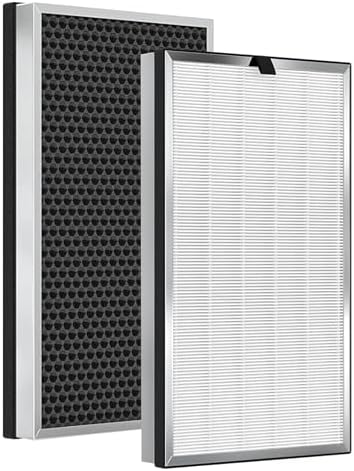 2 Pack 112 Replacement Filter Air Purifier V2.0 Compatible with MA Series 112, 3 in 1 Pre-filter, H13 True HEPA Filter and Activated Carbon Filter - Field & Pure