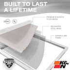 K&N 16X25X1 HVAC Furnace Air Filter, Lasts a Lifetime, Washable, Merv