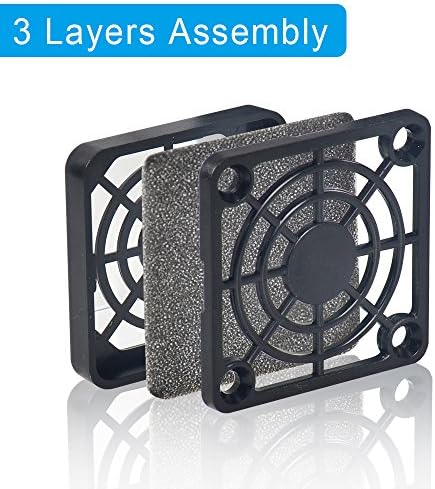 [2 Pack] ELUTENG 40mm Fan Filter Dustproof Cover USB Cooling