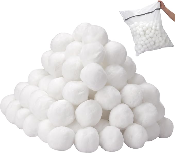 1.54 lbs Pool Filter Balls for Sand Filter Pump, Dry Filter Sand Balls by Catbgz
