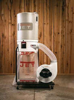 JET Vortex Cone Dust Collector with 2-Micron Canister Filter, 1-1/2 HP, 115/230V 1Ph (DC-1100VX-CK)
