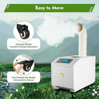 3kg/H Ultrasonic Industrial Agricultural Humidifer Commercial Large Volume Automatic Mist Cooling Sprayer Airflow for Warehouse Greenhouse Garden 160M³/H