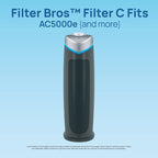 Filter Bros Carbon Filter C 4Pack Replacement Fits GermGuardian FLT28CB4 - Image 3