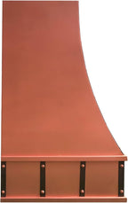 CT Copper Tailor Sloped Copper Vent Hood Island Mount, 610 CFM Exhaust Fan - Image 4