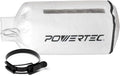 POWERTEC Dust Collector Bag w/ 5" Band Clamp Kit, 1 Micron Dust Bag & 4-3/4" to by POWERTEC