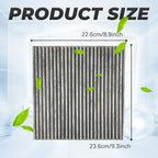 Cabin Air Filter for Car CF10285 CP285 Cabin Air Filter Replacement with Activated Carbon for Toyota Camry, 4Runner, RAV4, Tundra, Highlander, Corolla, Sienna, Prius, Subaru, Lexus, Scion, Jaguar - Field & Pure