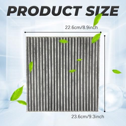 Cabin Air Filter for Car CF10285 CP285 Cabin Air Filter Replacement with Activated Carbon for Toyota Camry, 4Runner, RAV4, Tundra, Highlander, Corolla, Sienna, Prius, Subaru, Lexus, Scion, Jaguar - Field & Pure