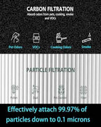 311i MAX AllergenBlock Replacement filter Compatible with Blue Pure 311i Max AllergenBlock Air Purifier,Premium Filter & Activated Carbon Filter-F3MAX AllergenBlock Filter,2 pack