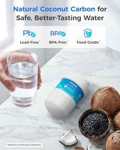 Waterdrop WD-F13 Refrigerator Water Filter Replacement for GE® MWF®, 3 Pack