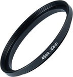 46mm to 49mm Step-up Adapter Rings Filter Adapter Black Metal Step Down Filter by Unknown