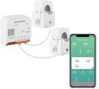 Smart Home Energy Monitor with 2 x 120A CTs, Live Electricity Usage Tracking