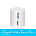 NANPU 1/2" NPT Sub-Micronic Compressed Air Filter Kit – 0.01 Micron Filtration - Image 5